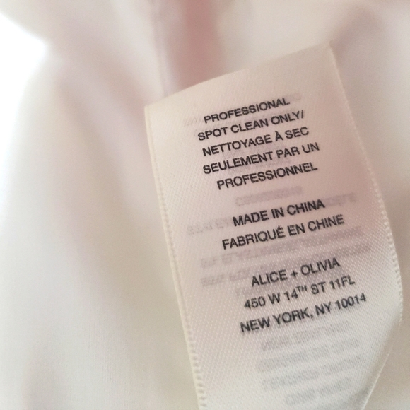 Alice + Olivia Leather Wool Blazer Size 6 - Picture 3 of 5